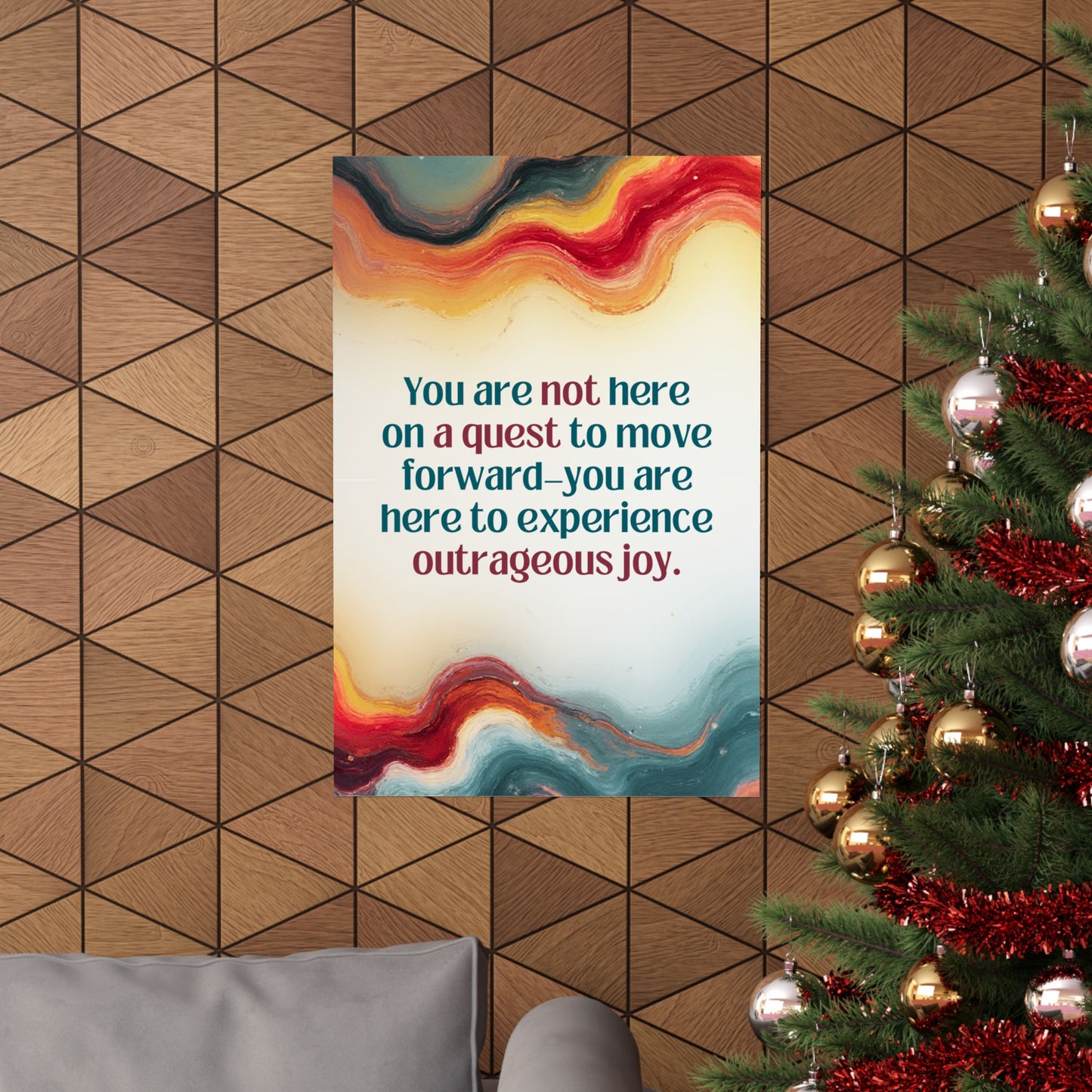 Outrageous Joy — Matte Poster