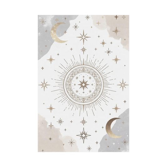 Boho Celestial Wall Art | Stars