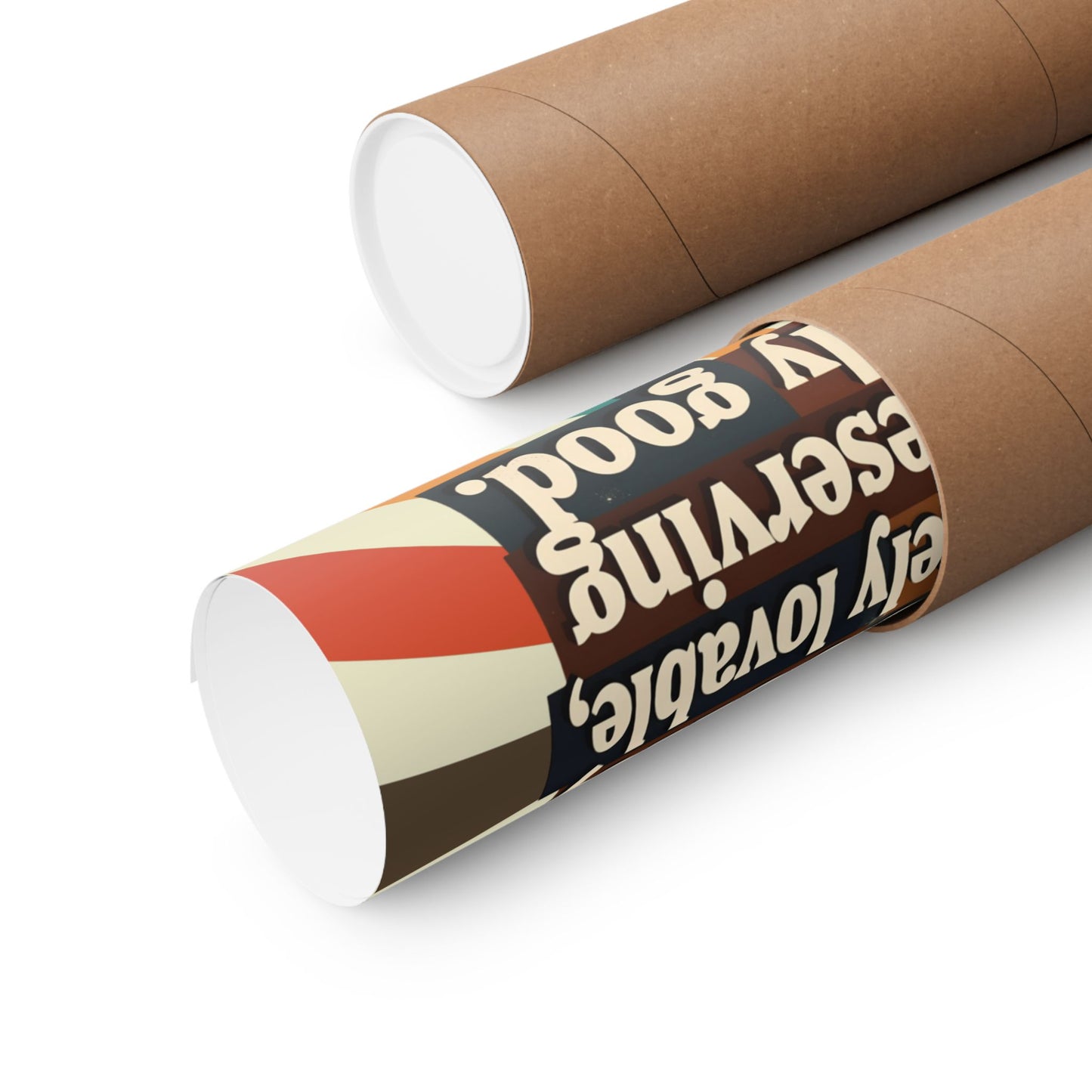 You Are Lovable Retro Poster