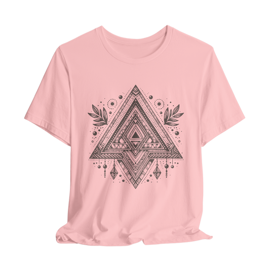Sacred Geometry T-Shirt | Tribal Triangles