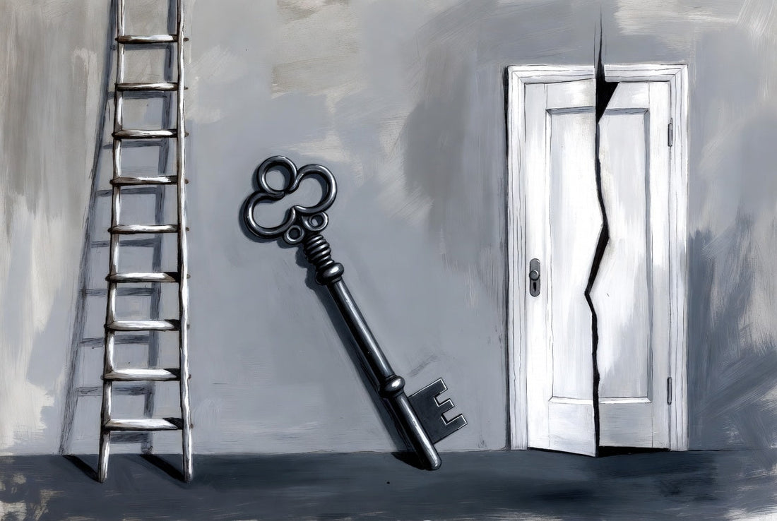 Neville Goddard's law of assumption teachings about feeling is the key involved the ladder experiment, a key and a door. 