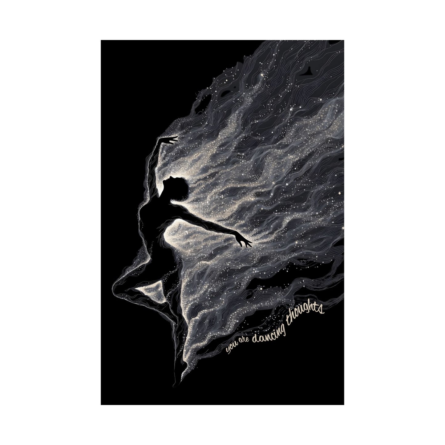 Law of One Dancing Thoughts Print | Energy