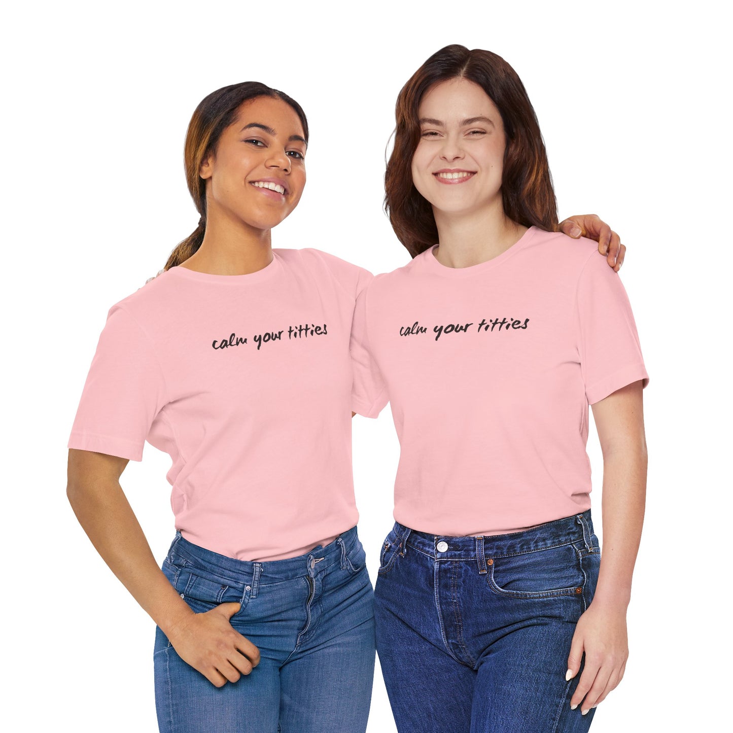 Calm Your Titties Statement T-Shirt