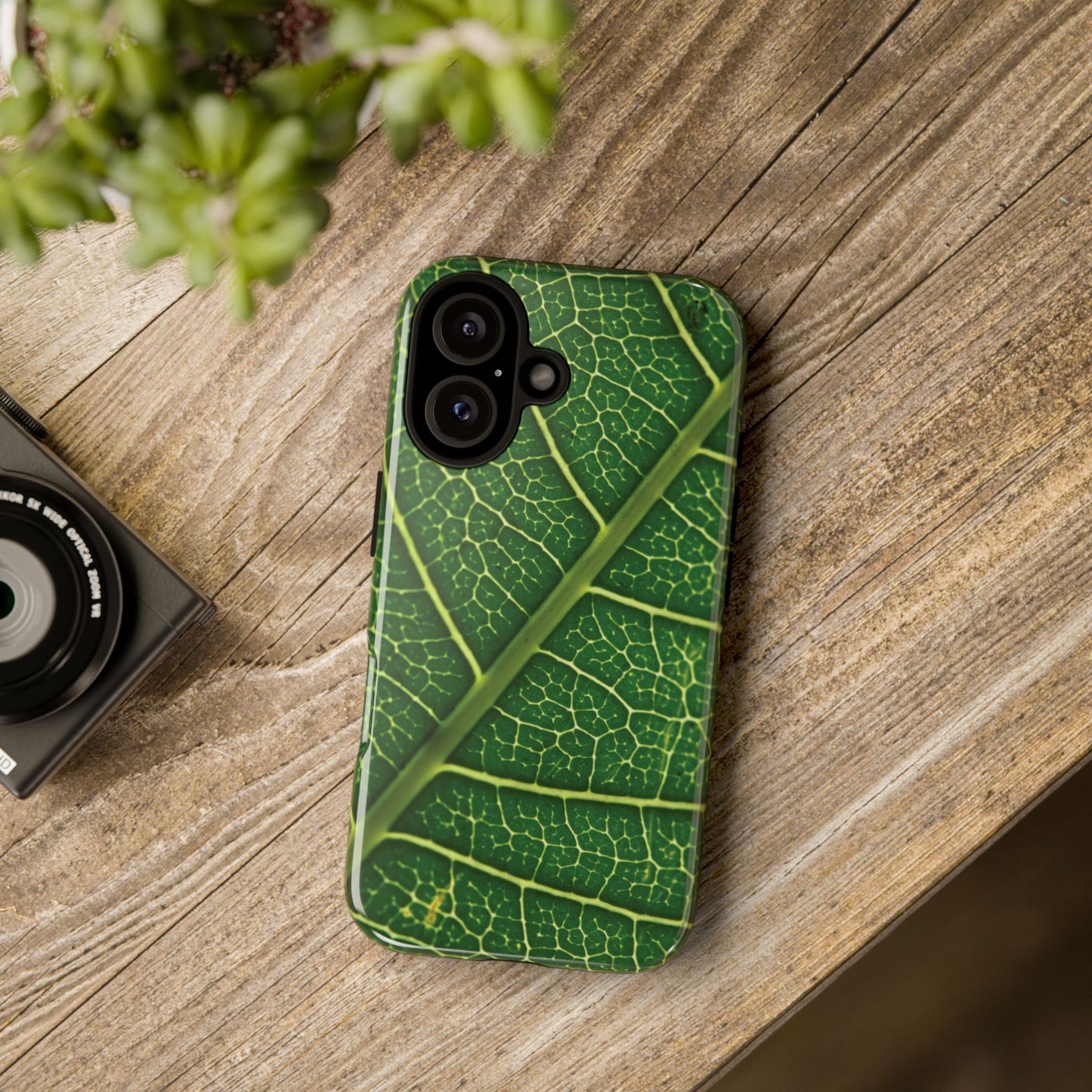 [WW] Leaf Vein Stamped Phone Case