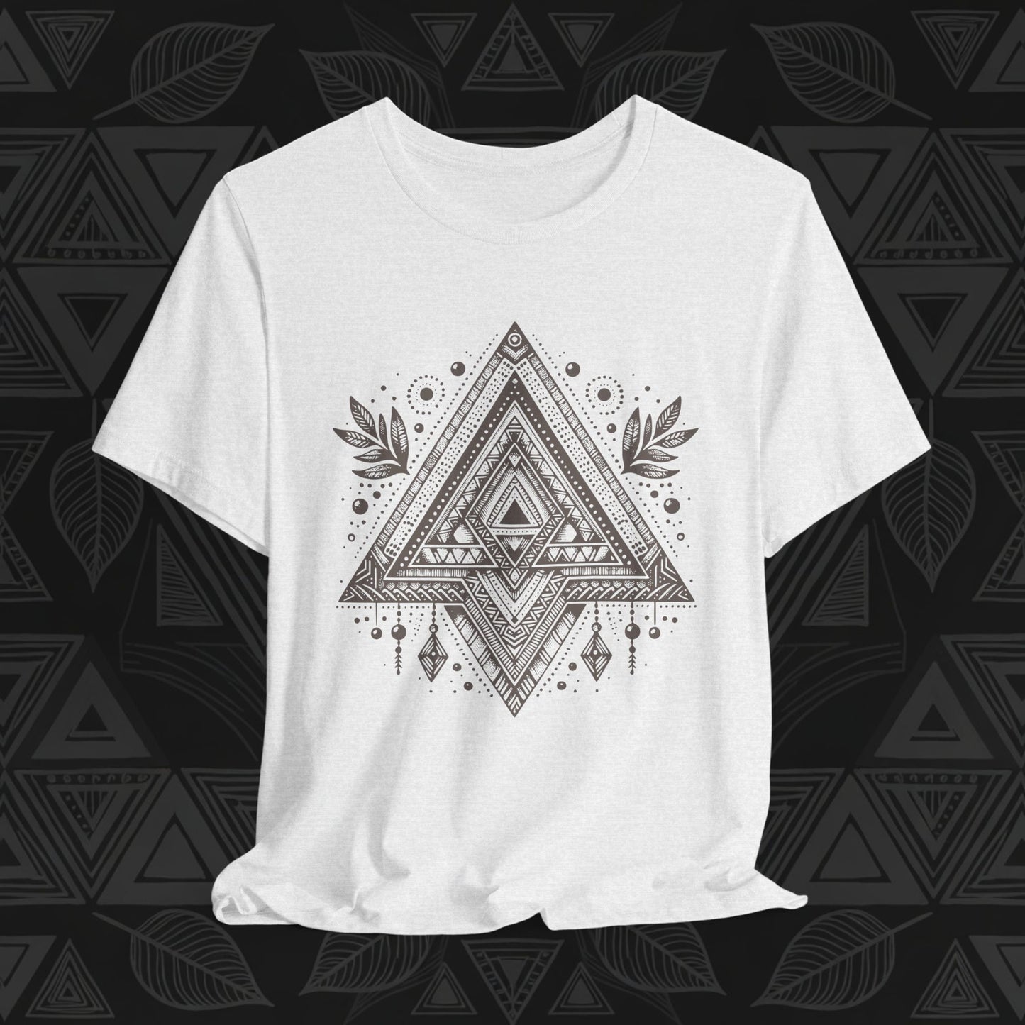 Sacred Geometry T-Shirt | Tribal Triangles