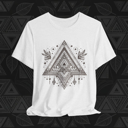 Sacred Geometry T-Shirt | Tribal Triangles