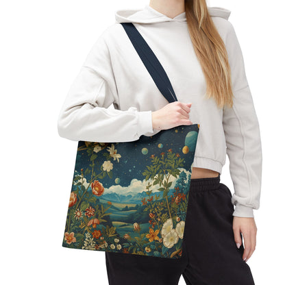 Garden of Planets Artistic Tote Bag