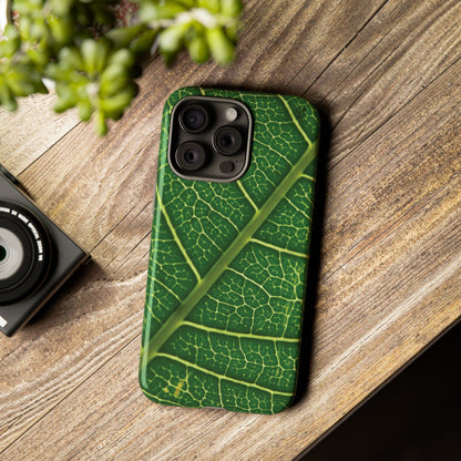 [WW] Leaf Vein Stamped Phone Case