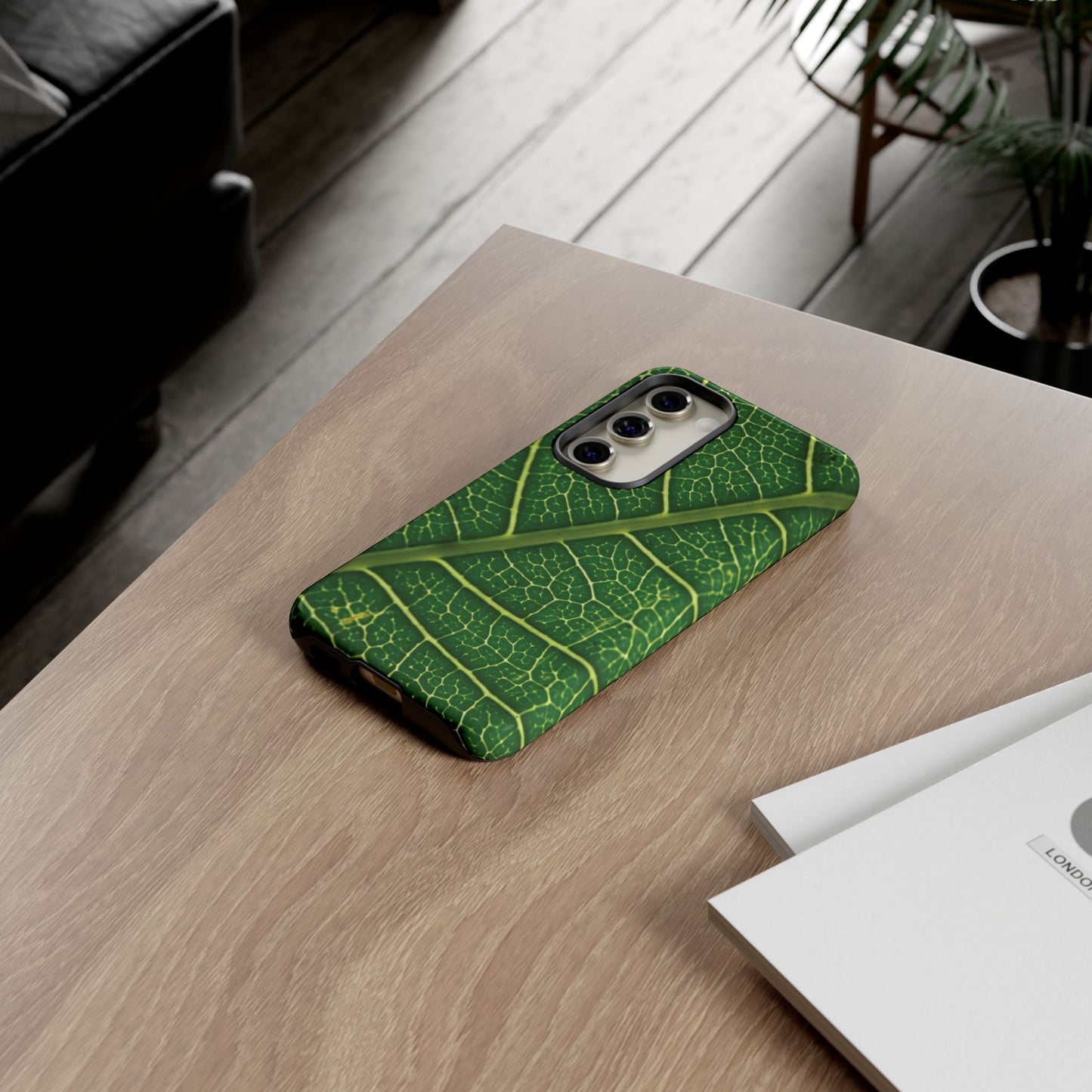 [WW] Leaf Vein Stamped Phone Case