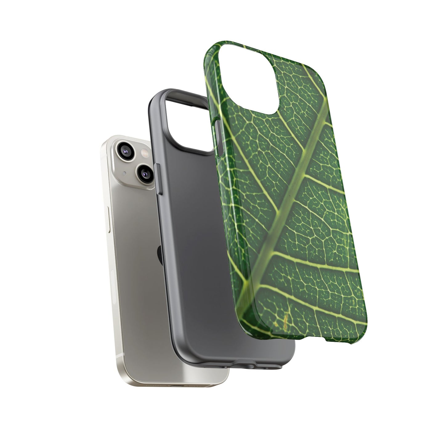 [WW] Leaf Vein Stamped Phone Case