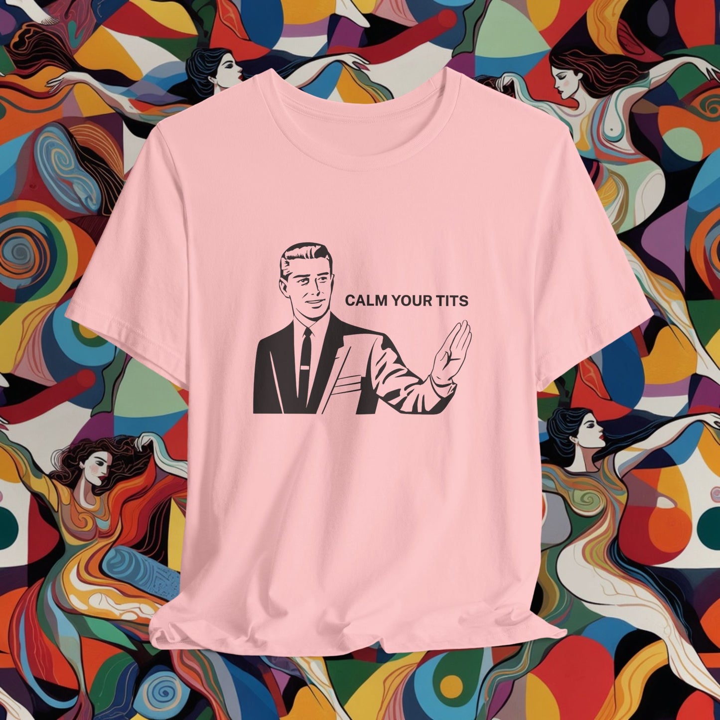 Calm Your Tits Gentleman T-Shirt | Comic
