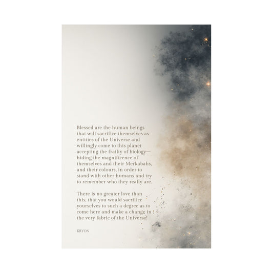 Kryon "No Greater Love" Quote Print