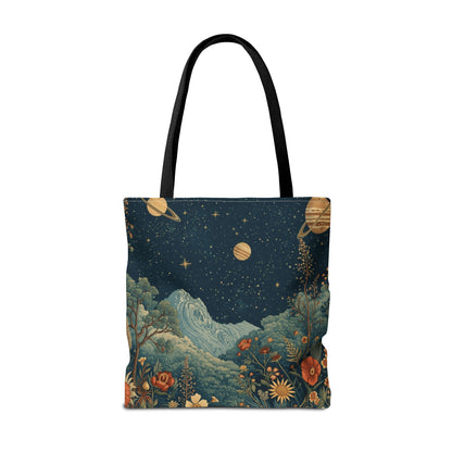 Garden of Planets Artistic Tote Bag