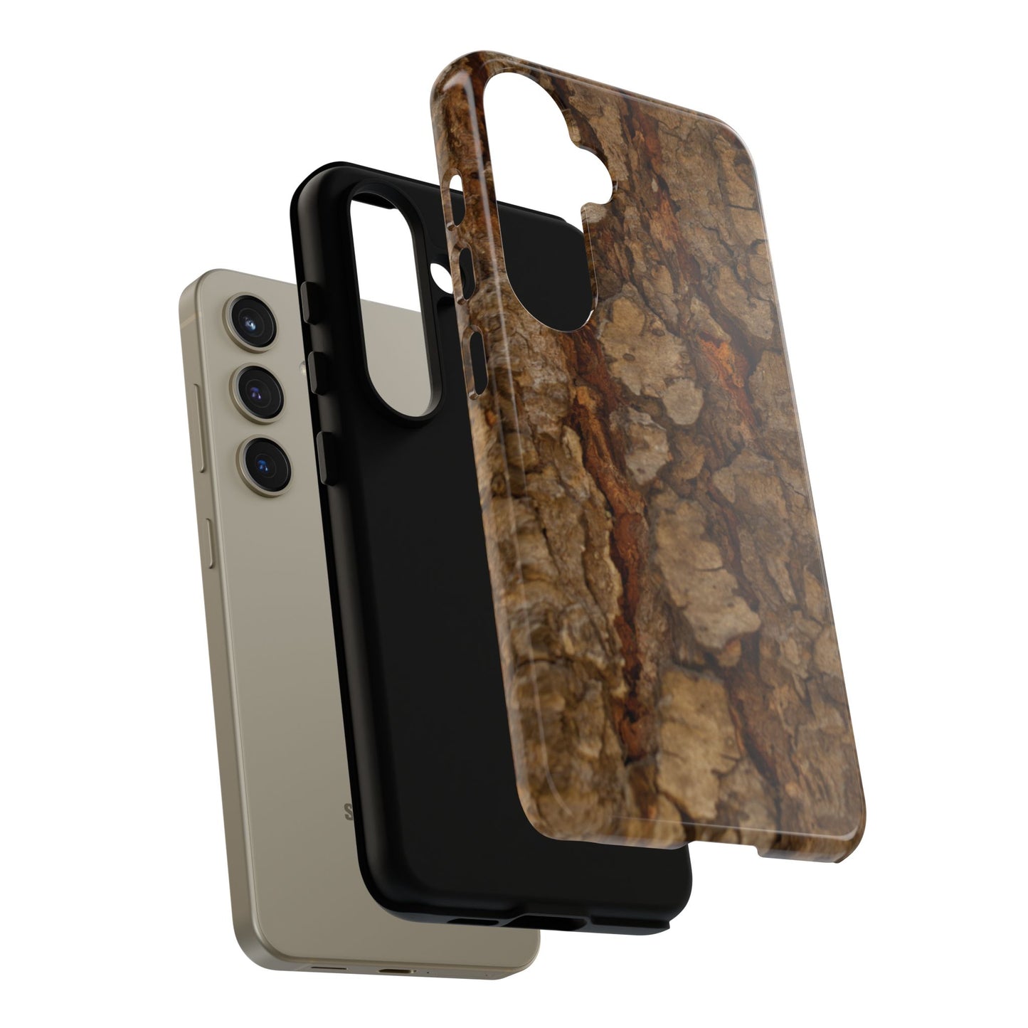 [WW] Tree Bark Printed Phone Case