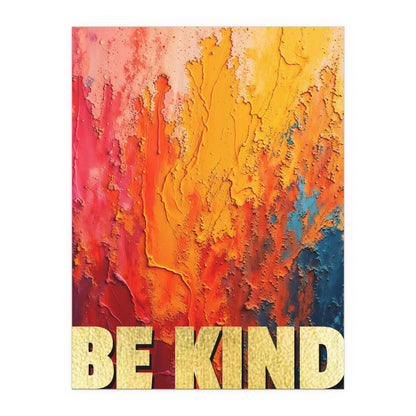 Be Kind Abstract Poster