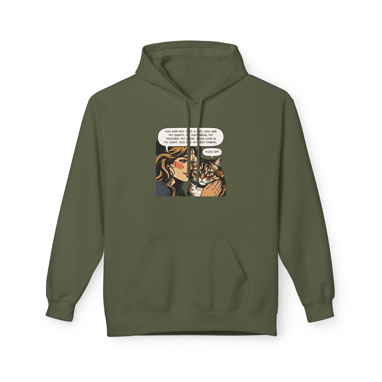 "Cattitude" Cat Lover's Hoodie