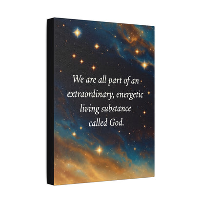 We Are All Part of God Cosmic Canvas