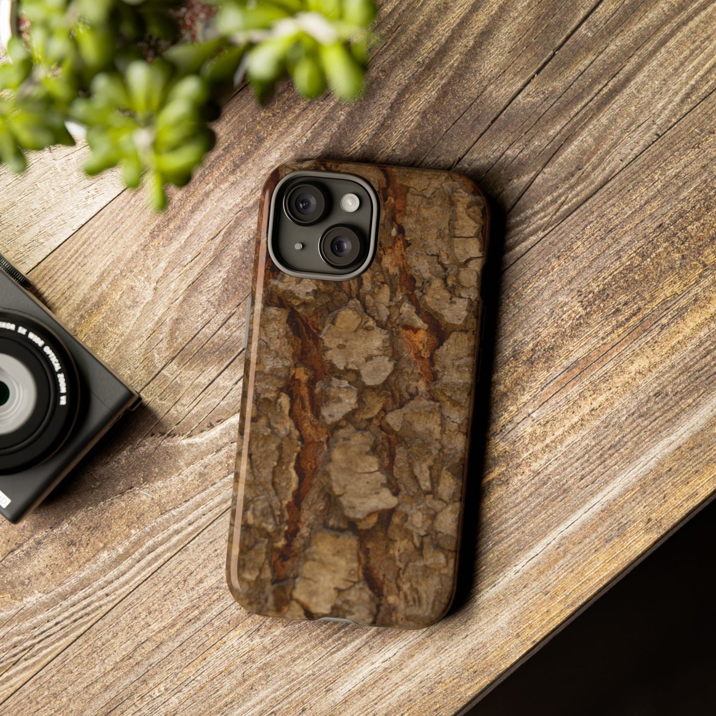 [WW] Tree Bark Printed Phone Case