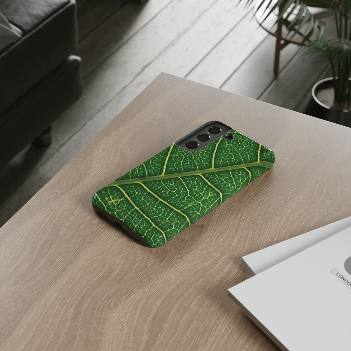[WW] Leaf Vein Stamped Phone Case
