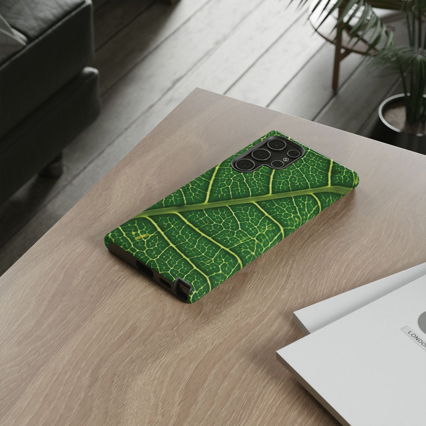 [WW] Leaf Vein Stamped Phone Case