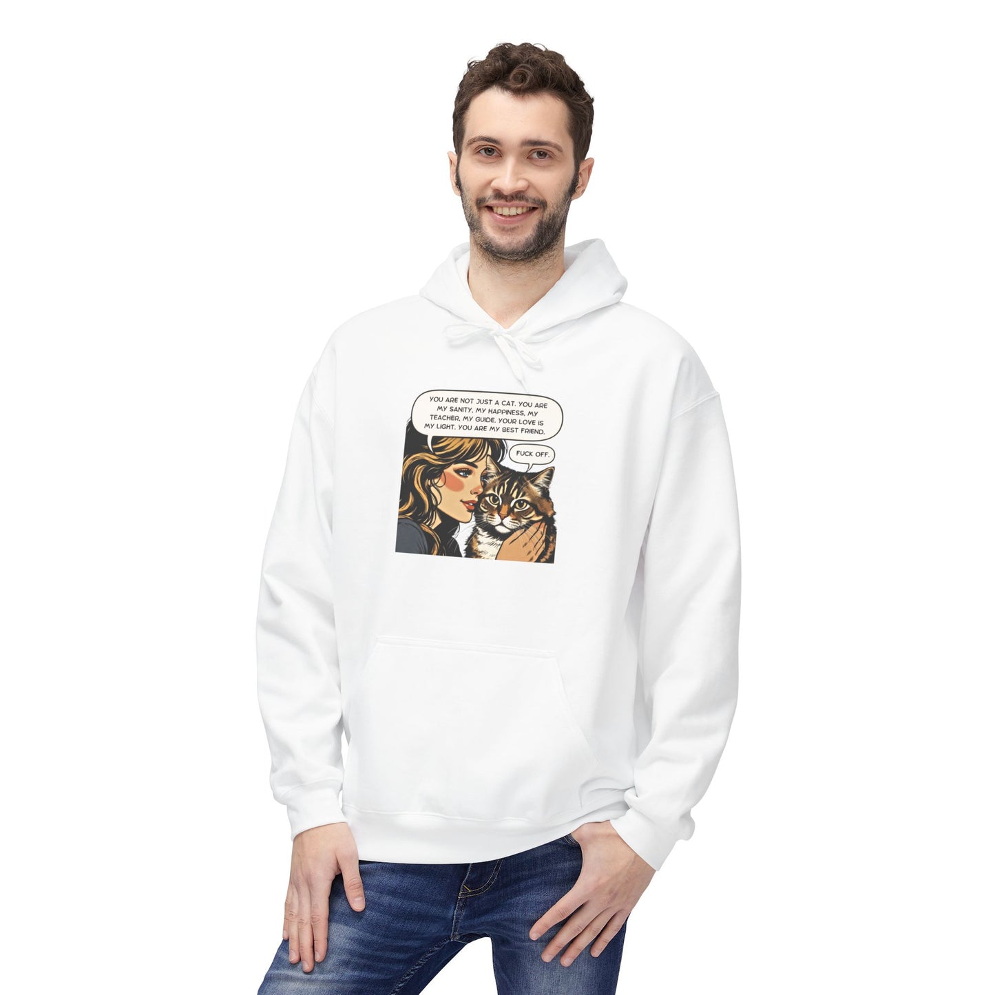 "Cattitude" Cat Lover's Hoodie