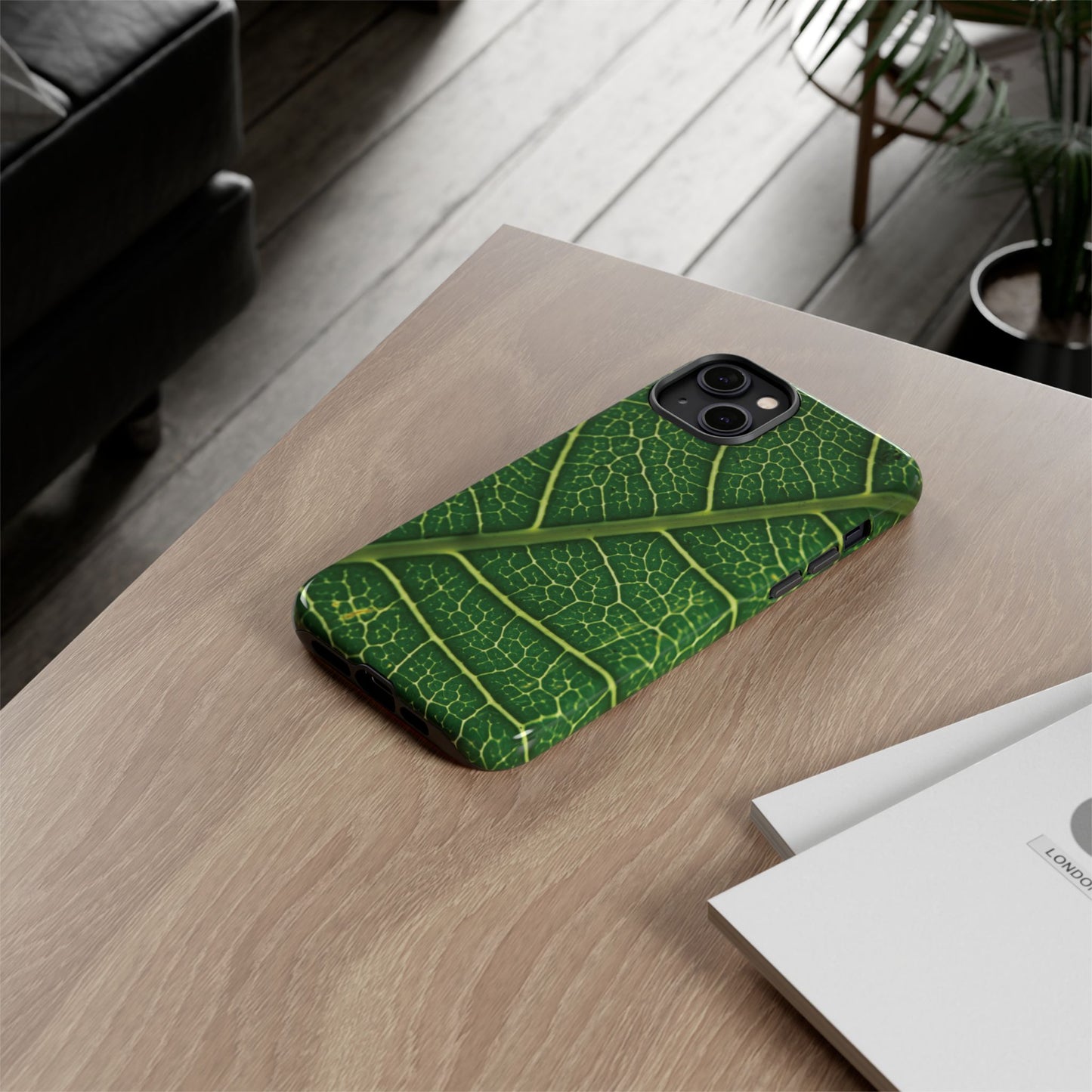 [WW] Leaf Vein Stamped Phone Case