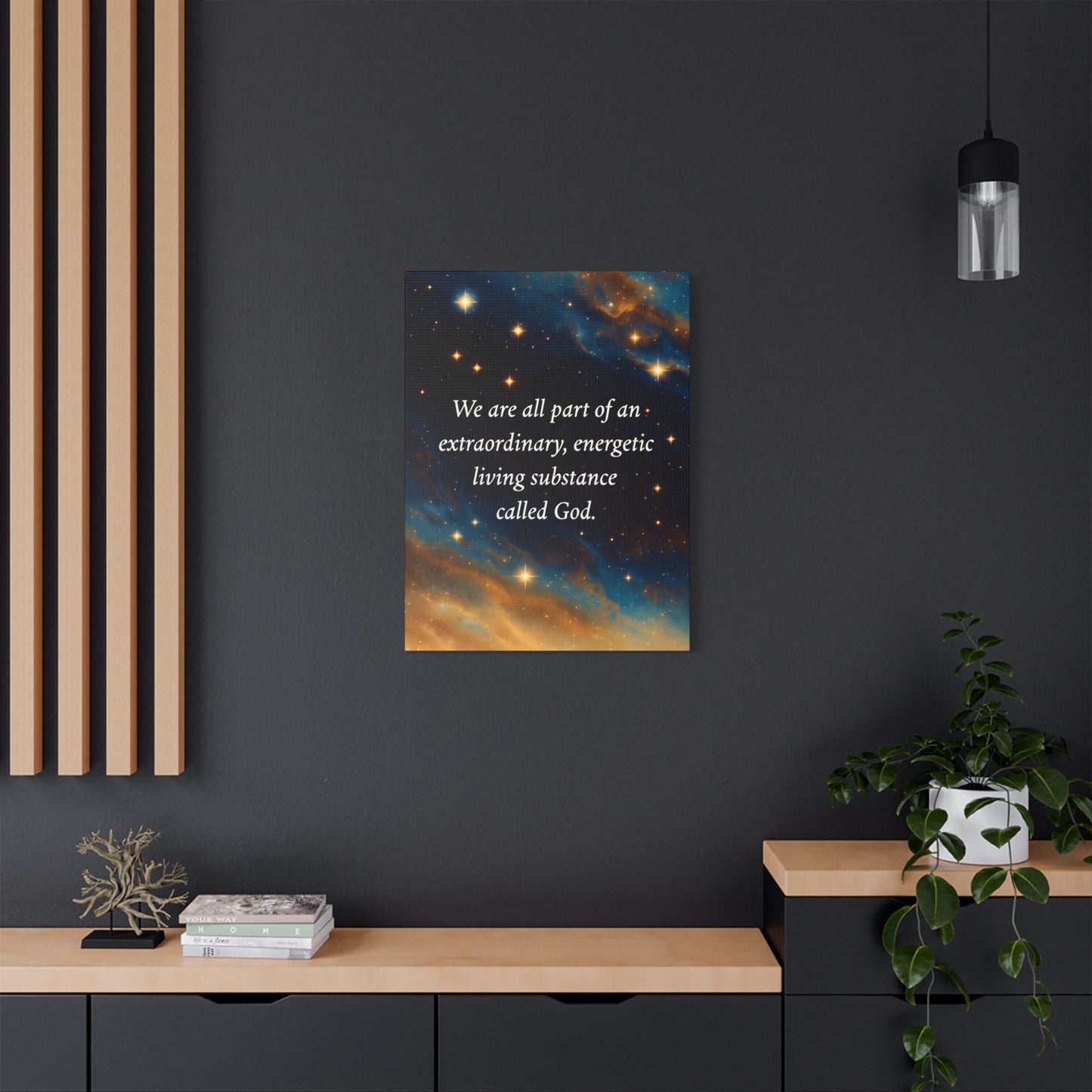 We Are All Part of God Cosmic Canvas