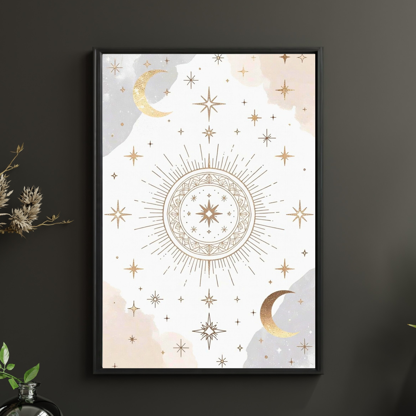 Boho Celestial Wall Art | Stars