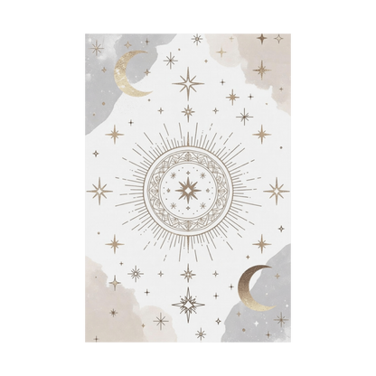 Boho Celestial Wall Art | Stars