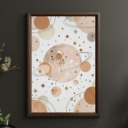 Boho Celestial Wall Art | Planets