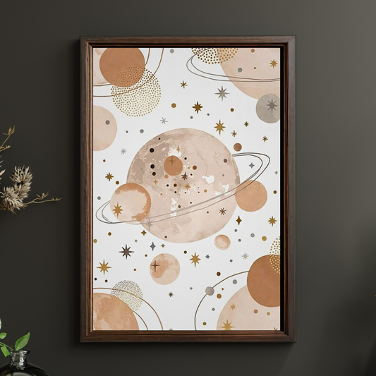 Boho Celestial Wall Art | Planets