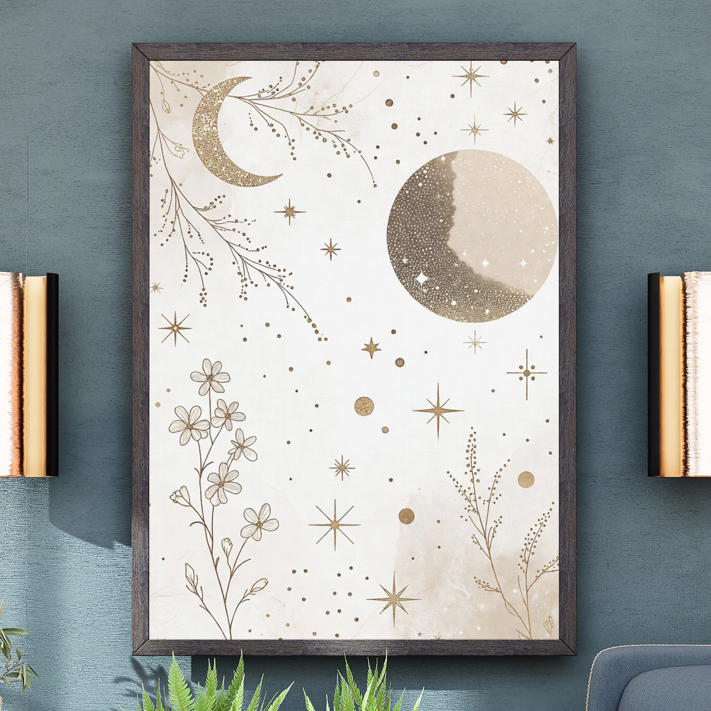 Boho Celestial Wall Art