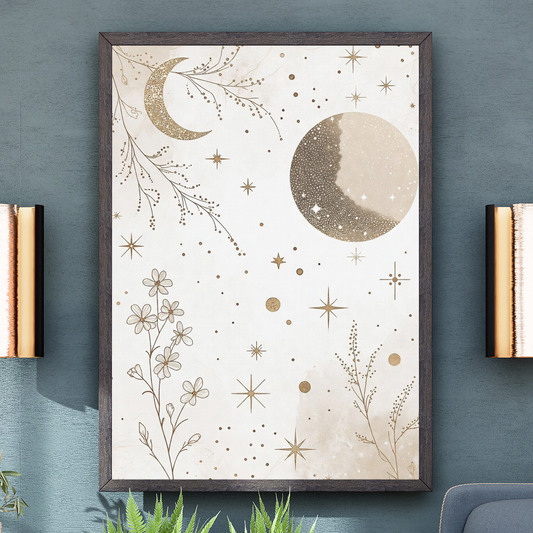 Boho Celestial Wall Art