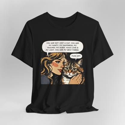 "Cattitude" Cat Lover's Comic T-Shirt
