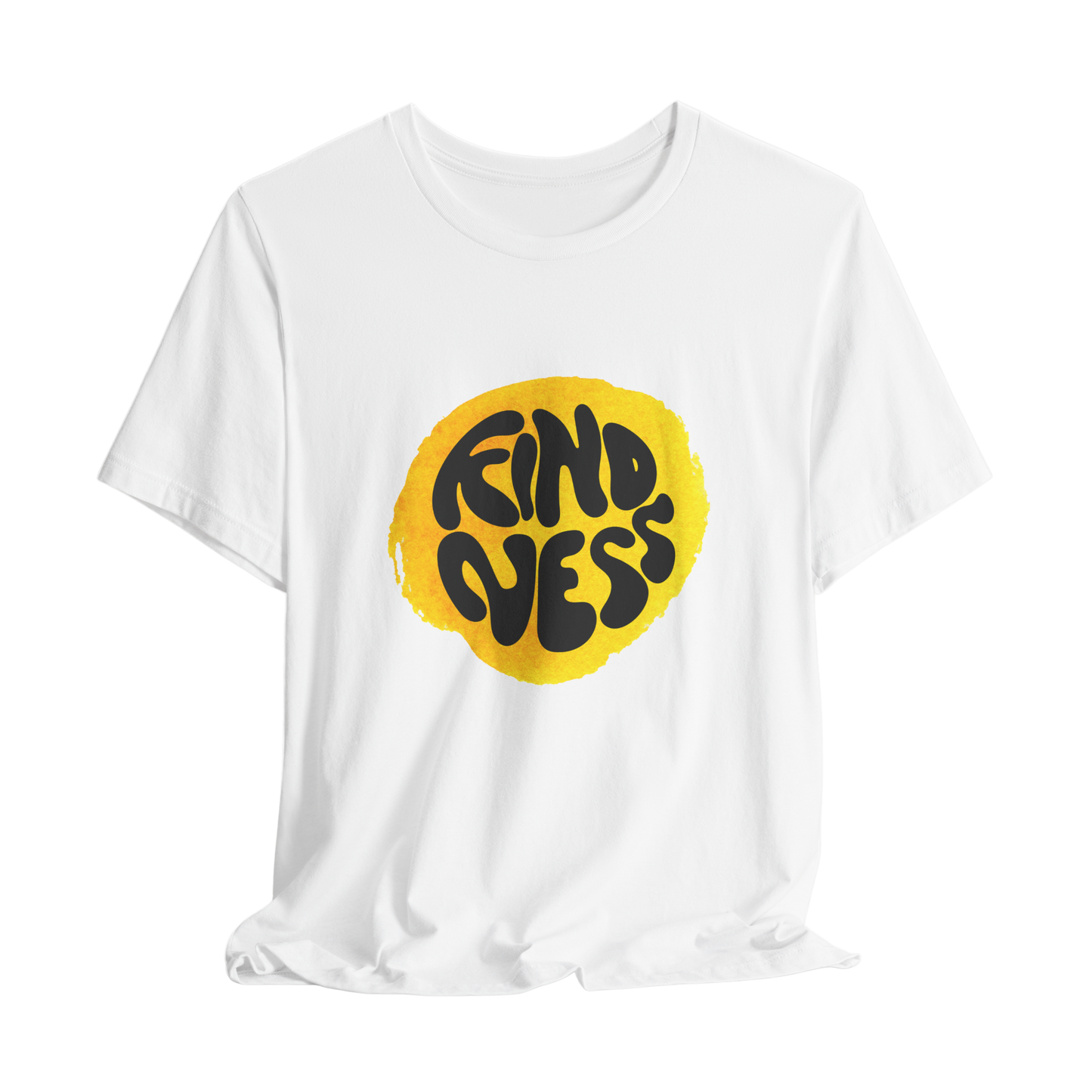 Kindness Yellow Watercolour T-Shirt
