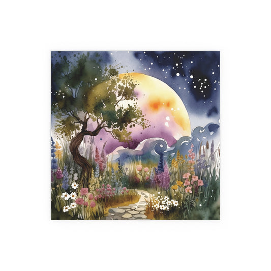 Wildflower Path Watercolour Print