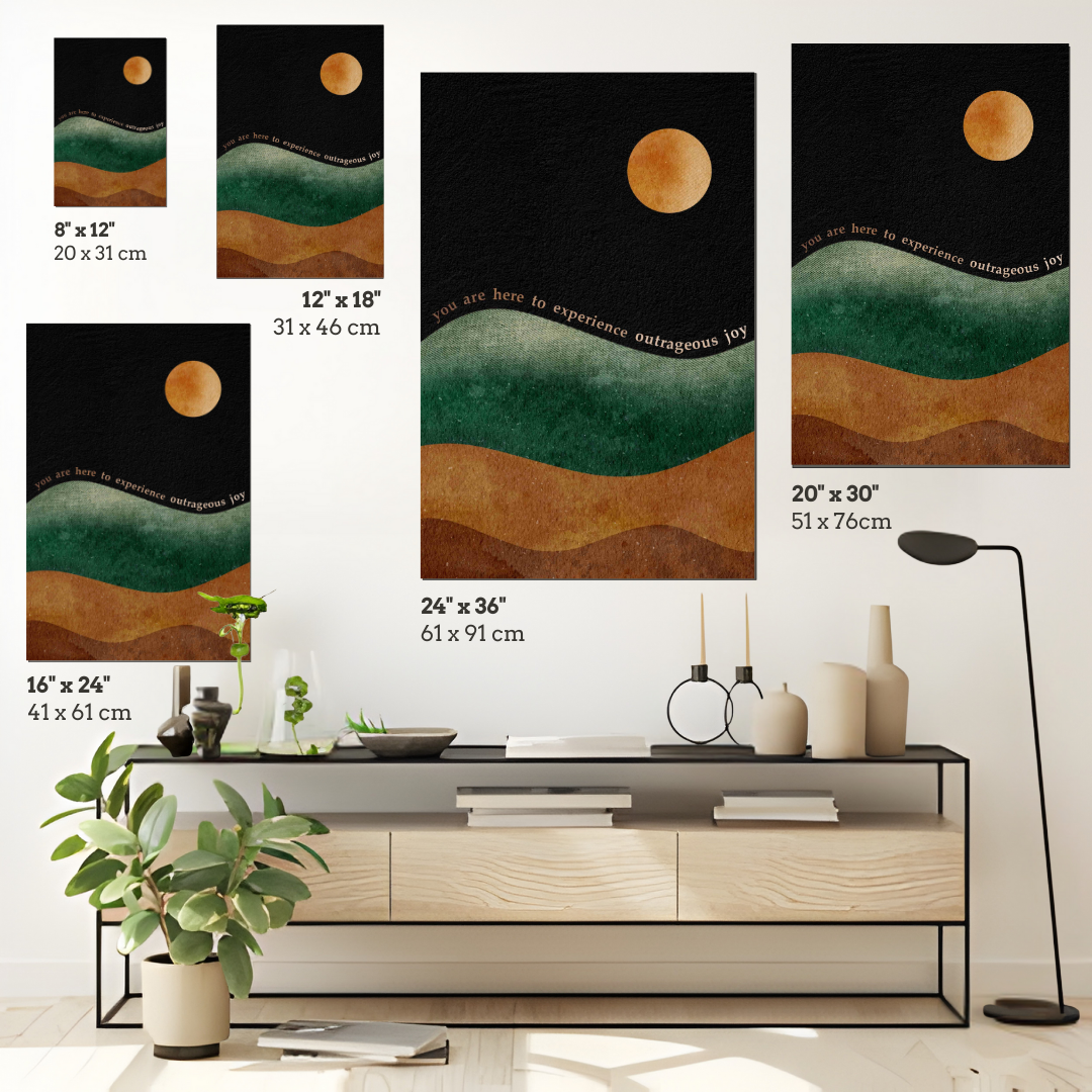 Law of Attraction Wall Art - Joy is Your Birthright Print