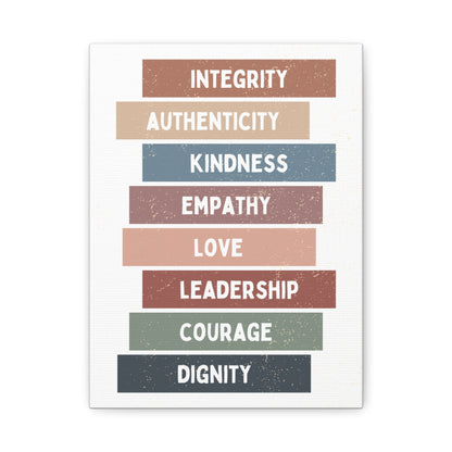 Values & Virtues Canvas