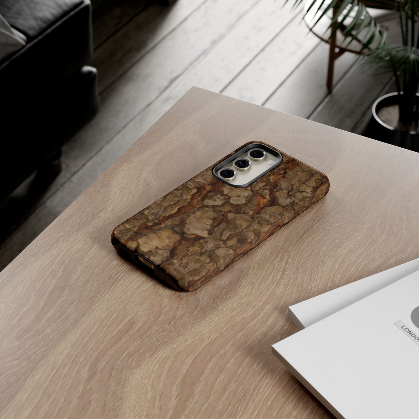 [WW] Tree Bark Printed Phone Case
