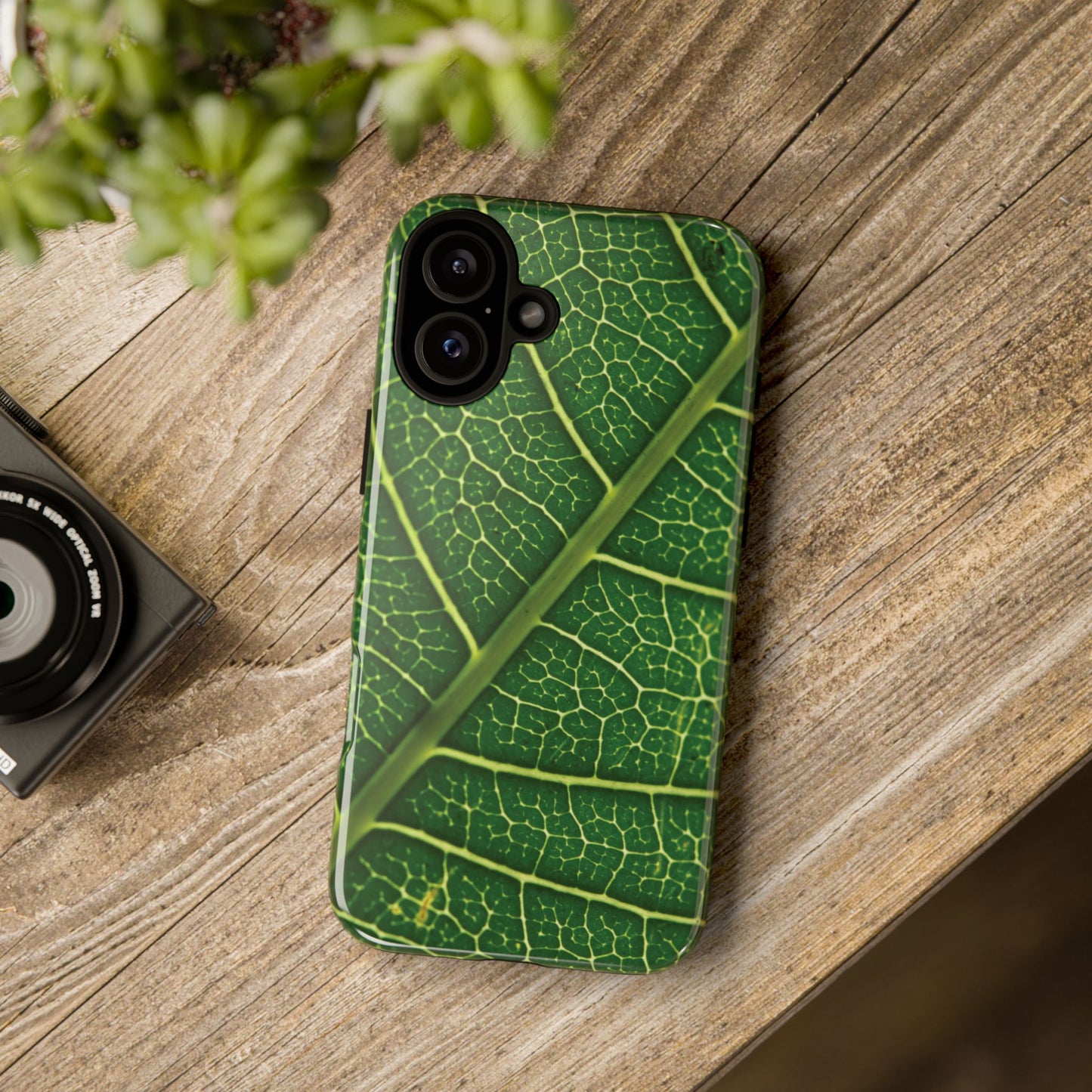 [WW] Leaf Vein Stamped Phone Case