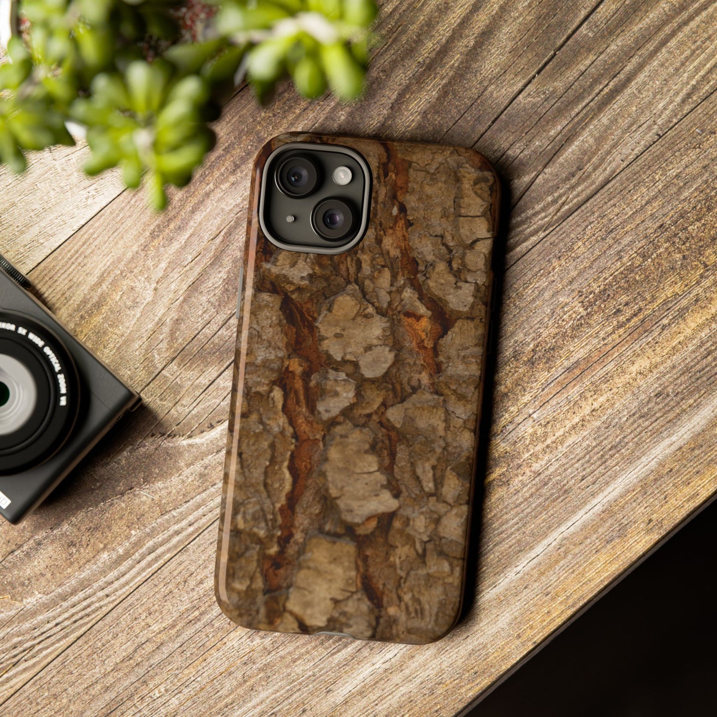 [WW] Tree Bark Printed Phone Case