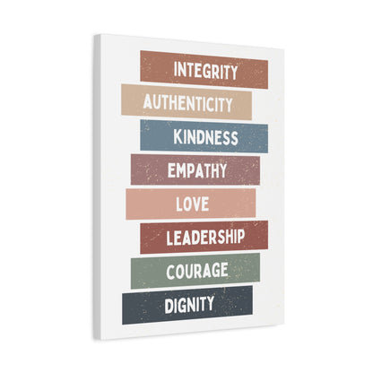 Values & Virtues Canvas
