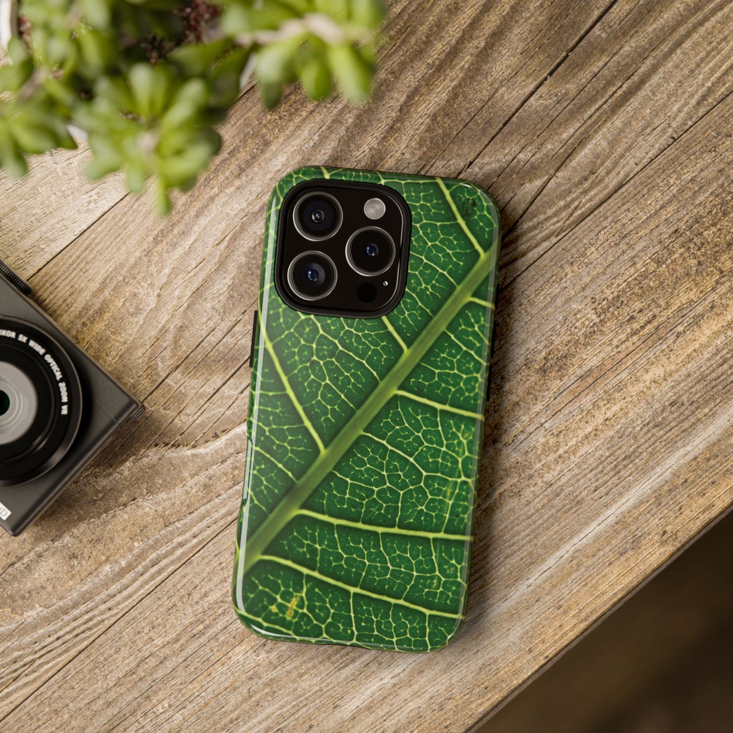 [WW] Leaf Vein Stamped Phone Case