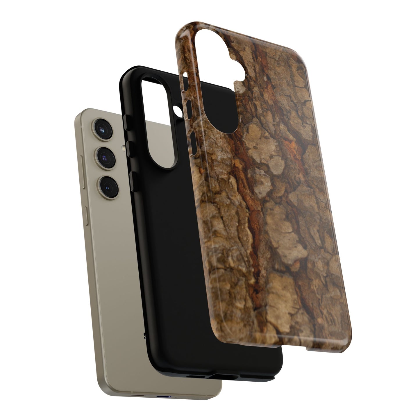 [WW] Tree Bark Printed Phone Case