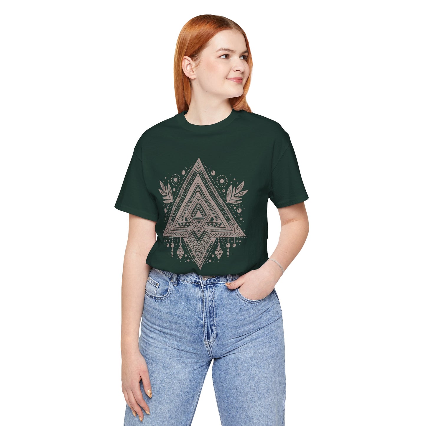 Sacred Geometry T-Shirt | Tribal Triangles