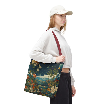 Garden of Planets Artistic Tote Bag