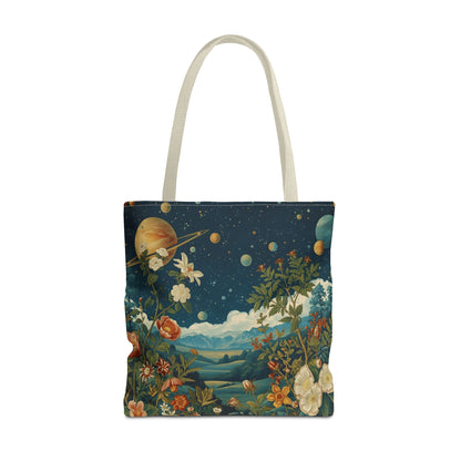 Garden of Planets Artistic Tote Bag