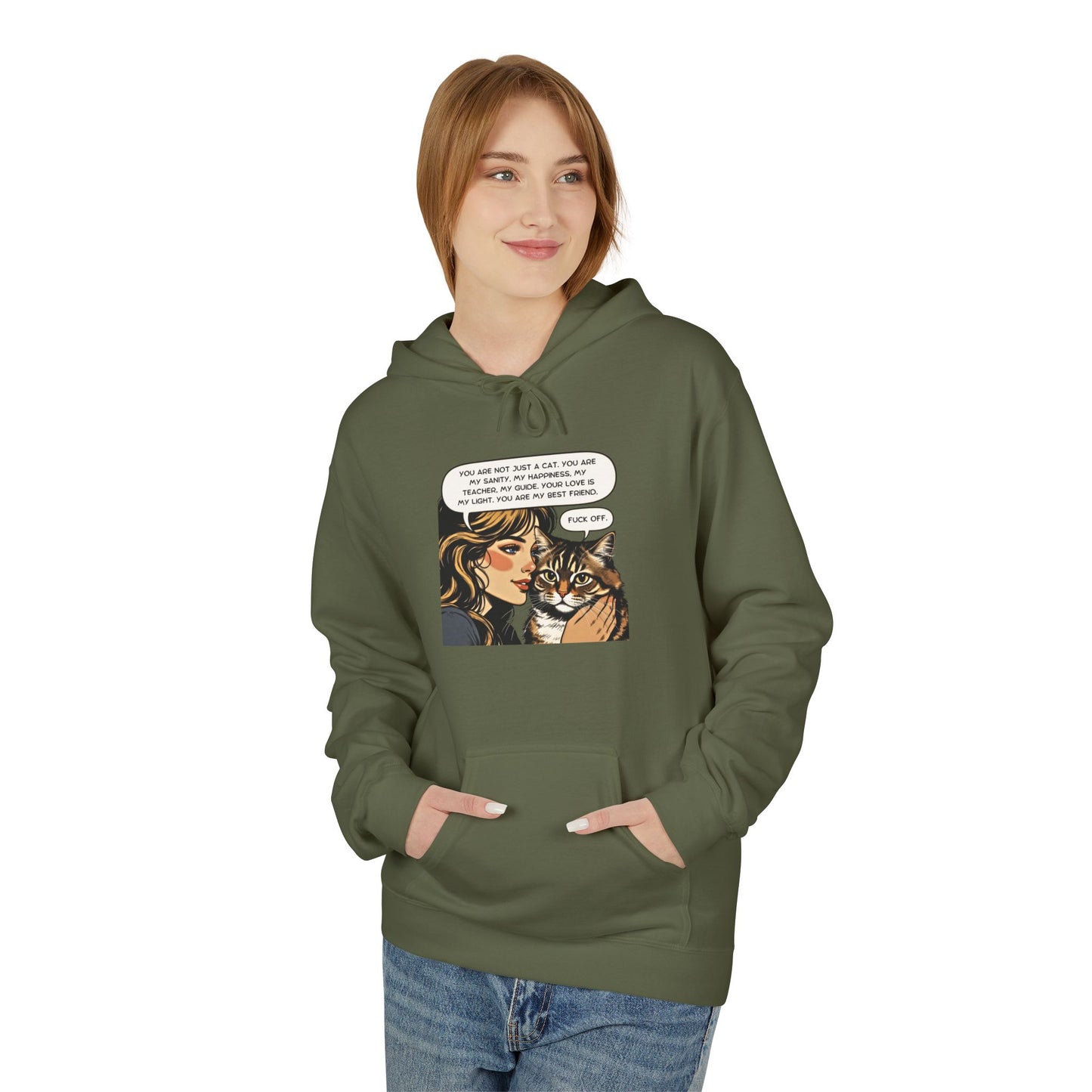 "Cattitude" Cat Lover's Hoodie