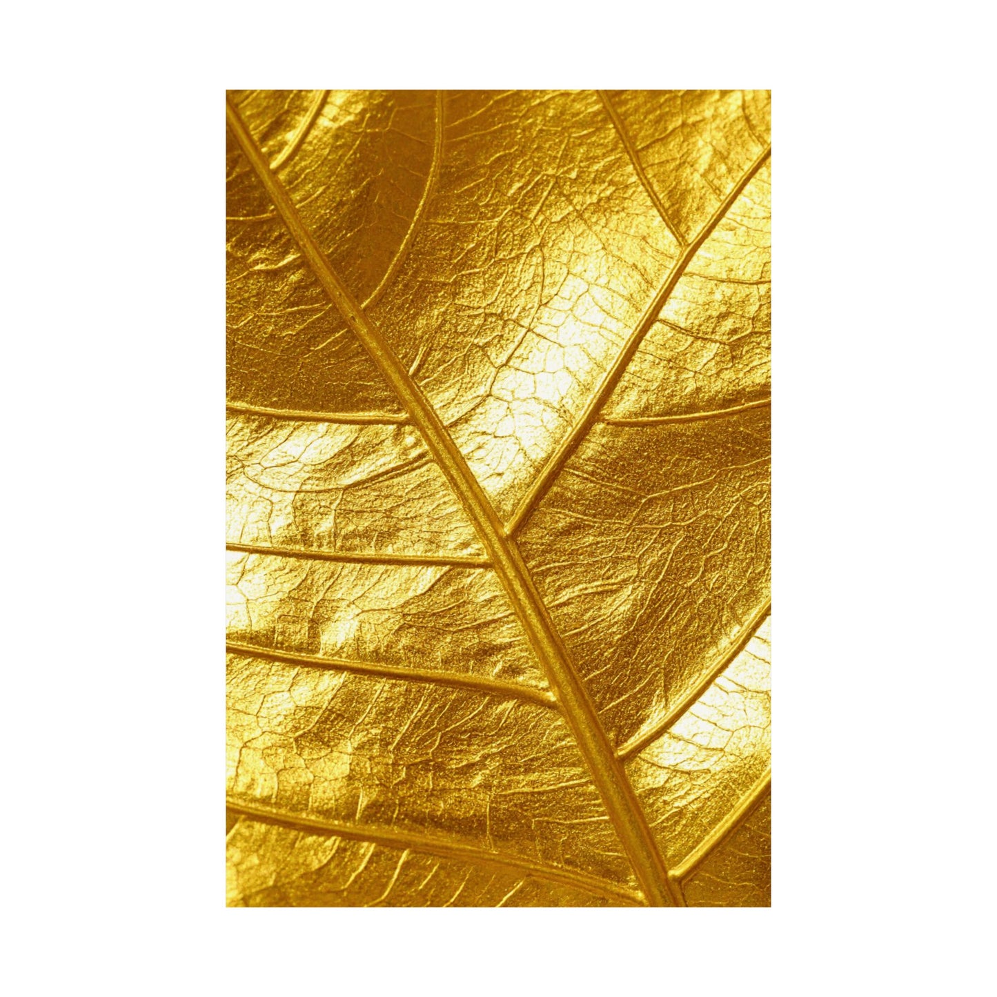 Gold Leaf Nature Print - Statement Wall Print
