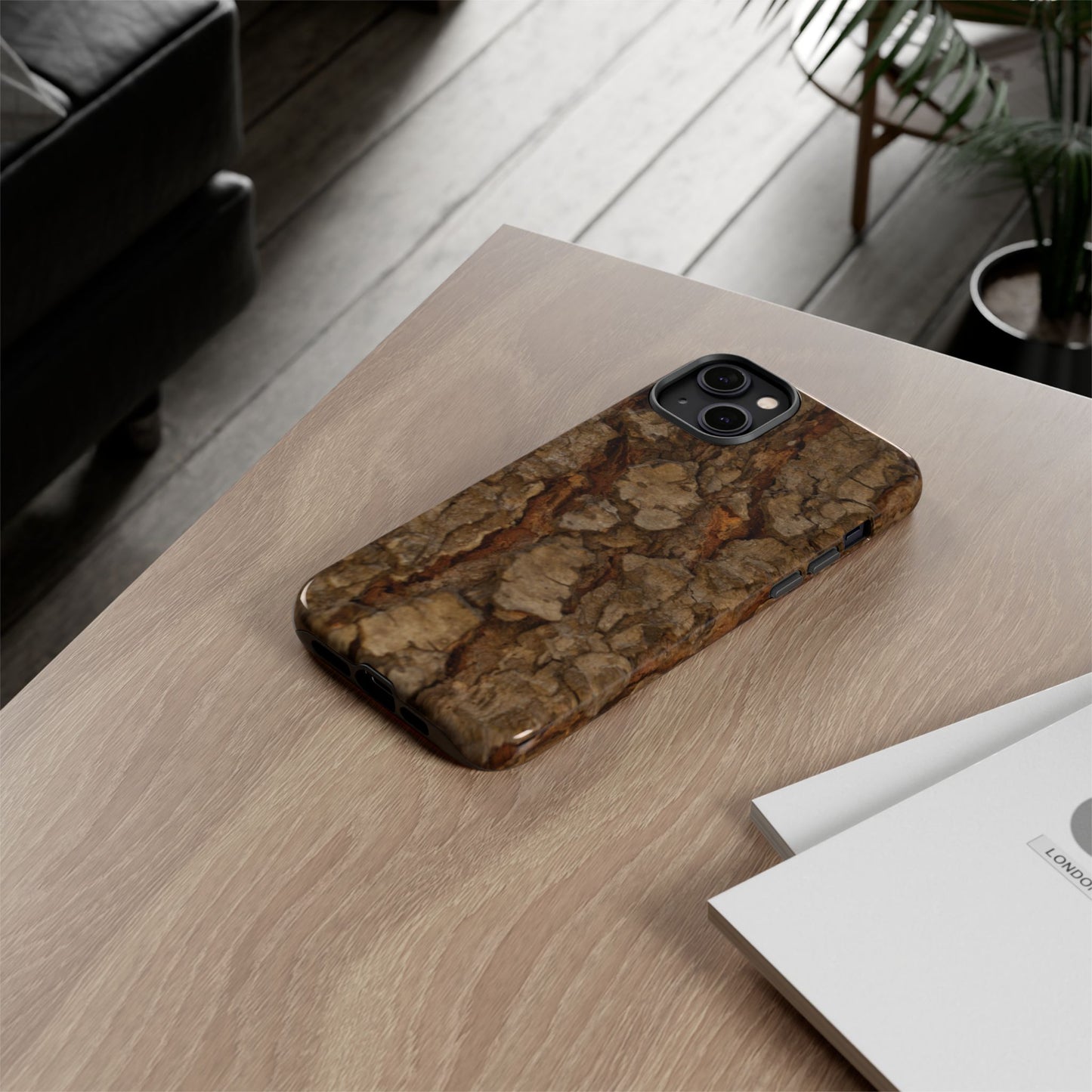 [WW] Tree Bark Printed Phone Case